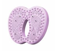 perfeclan Foot Massage Cushion Acupressure Mat Reflexology Pad Inflatable Support Anti-Slip PVC Material Suitable for Circulation Improvement Stepping Exercise Home Use, Purple