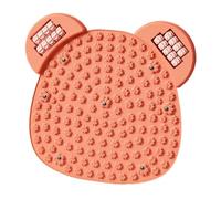 perfeclan Foot Massage Pad,Reflexology Walk Stone Road,Stand up Pad,Standing Foot Point mat Acupoint Mat for Long Sitting Gym Use Home, Orange