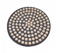 Perfeclan Foot Massage Pad Wooden Reflexology Mat Roller Board Massager Acupressure Tool With Upgraded Arch Node And Suitable for office use seniors living room, 50CM, Without Ball