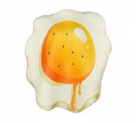 Perfeclan Fried Eggs Costume For Adults Funny Runny Yolk Up Egg Graphic Tunic Pullover Soft Polyester Sponge Outfit Suitable For Food Themed Events Halloween And Stage Shows, Egg-child
