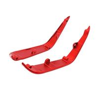 Perfeclan Front Wheel Pair Guard Aluminum Replace Parts Left and Right Replacement for H12Y+ 1/12 RC Crawler Simple Assembly, Red