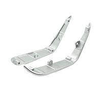 Perfeclan Front Wheel Pair Guard Aluminum Replace Parts Left and Right Replacement for H12Y+ 1/12 RC Crawler Simple Assembly, Silvery