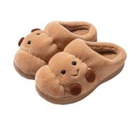 Perfeclan Funny Bread Slippers, Soft, Warm, Non-slip Slippers for Couples - Valentine's Day Gift, 38 39