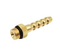 Perfeclan Gas Refill Adapter, Copper Hose Connector for Outdoor Butane Cylinder, Brass Fitting Inflation Valve spout Coupler, Leakleak-resistant Barb Adapter for Camping and Gas container