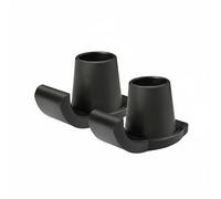 perfeclan Glide Pads Skis Feet Tips POM Material Smooth Sliding Universal Compatibility Suitable for Elderly Indoor Walking Outdoor Mobility Rehabilitation Therapy, Black