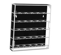 Perfeclan Golf Ball Display Case,Golf Ball Holder,Acrylic Storage Box Cabinet Rack,Clear Showcase for Home Office Sports Balls Golfer