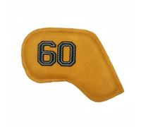 perfeclan Golf Club Head Cover Iron Protector Wedge Cover Snug Headcover Number Embroidered Scratch-Resistant Suitable for Beginners Golfers Travel, 60