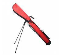 perfeclan Golf Club Storage Golf Stand Bag Golf Practice Bag Portable Golf Lightweight Golf Carry Bag Water Resistant Nylon With Built Stand suitable for solo, Red