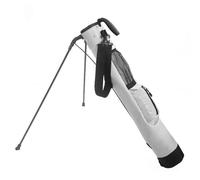 perfeclan Golf Equipment Case Stand Bag Portable Golf Bag Half Set Golf Bag Travel Golf Bag With Compact Profile And Stable Support suitable for range training travel relaxed rounds everyday, Gray