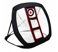 perfeclan Golf Practice Chipping Accuracy With And Catch Pockets Quick Setup Folding Frame With Carry Bag Nylon And Fiber Rod suitable, Black