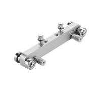 perfeclan Guitar Bridge Saddle Nut Sander, Luthier Tool, Professional Bridge Grinding Device for Bass Precision Instruments Accessories, Silver