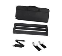 perfeclan Guitar Pedal Board Metal Effect Pedalboard Sturdy Musical Instrument Parts Bass Pedalboard, with Carry Bag, for Bass Supplies, BD4
