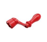 perfeclan Guitar String Winder Repair Ergonomic Compact Universal Tuning Luthier Tool for Music Store String Winding Project Ukulele, Red 1Pc