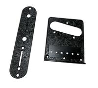 perfeclan Guitar Tailpiece Replacement,Easy to Use,Metal Portable High Performance Spare Parts Instrument Accessories Christmas Gift, black