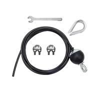 Perfeclan Gym Replacement Cable for Home Gym, Diameter 6mm Heavy Duty Pulley System Attachment for Exercise Fitness Equipment, Indoor, 4m