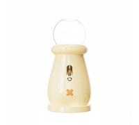 perfeclan Hamster Feeder Small Pet Food Bowl Water Bottle Stand Ceramic Set With Weighted Base Anti Tip And Easy Clean Surface Suitable for Hamster Gerbil Mouse Cage, Yellow, Water Bottle SET
