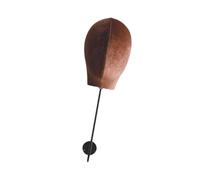 perfeclan Head Stand Mannequin Head Multifunctional Home Decor Hat Display Stand Holder s Holder for Hats Scarves Shopping Mall, Brown