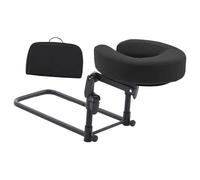 perfeclan Headrest for Bed Face Cradle, Home Mattress Top Massage Kit, Portable Face Down Pillow After Eye Surgery Recovery Equipment Accessory Resuable for Salon SPA Home, Black