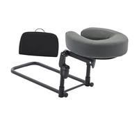 perfeclan Headrest for Bed Face Cradle, Home Mattress Top Massage Kit, Portable Face Down Pillow After Eye Surgery Recovery Equipment Accessory Resuable for Salon SPA Home, Gray