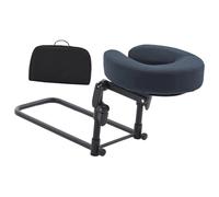 perfeclan Headrest for Bed Face Cradle, Home Mattress Top Massage Kit, Portable Face Down Pillow After Eye Surgery Recovery Equipment Accessory Resuable for Salon SPA Home, Gray Blue