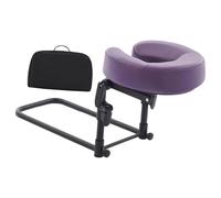 perfeclan Headrest for Bed Face Cradle Portable Face Down Pillow After Eye Surgery Recovery Equipment Accessory Resuable for Salon SPA, Purple