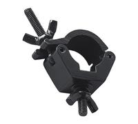Perfeclan Heavy Duty Aluminum Swivel Clamp, O Clamp for LED, DJ Lighting, Moving Head Beam, Black for 30 to 36mm