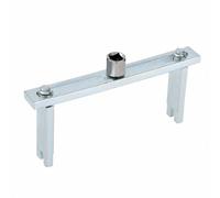 Perfeclan Heavy Duty Gas Cap Spanner with Rigid Open Frame Build and Silver Tone Finish for Turning Stuck Energy System Closures Without Slipping Suitable for Workshop Applications