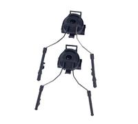 Perfeclan Helmet Rail Adapter Headphone Rail Bracket Multifunction Earmface Fixing Bracket Hearing Protection for Camping Hunting, Black