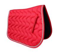 Perfeclan Horse Saddle Pad Horse Non Slip Saddle Protector Comfortable Western Shock Absorbing for Training and Competition, Red