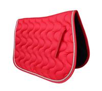 Perfeclan Horse Saddle Pad Shock Absorption Comfortable Cushioning Equestrian Riding Equipment Sweat Cushion for Sports Competition, Red