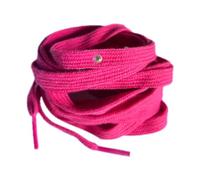 Perfeclan Ice Hockey Skate Laces Figure Skating Laces Portable Polyester 300cm Elegant Multipurpose Shoelaces for Hockey Figure Skates, Rose Red