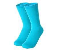 Perfeclan Ice Skating Socks Figure Skating Socks for Ice Skate Socks Dance Breathable Elastic Cotton Knee High Tights for Women Ladies Girls Workers Athletes, Blue