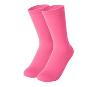 Perfeclan Ice Skating Socks Figure Skating Socks for Ice Skate Socks Dance Breathable Elastic Cotton Knee High Tights for Women Ladies Girls Workers Athletes, Pink