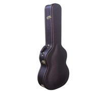 Perfeclan Industrial Case Hard Guitar Case Arched-Top Body Rectangular Neck Section Fleece Cover Soft Lining Side Carry Handle Shell Suitable for Commuting Lessons Home use 39inch 41inch