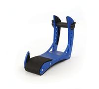 perfeclan Industrial Support Guitar Footrest Leg Rest Pedal Stool with Ergonomic Support and Height Adjustment Padded Top and Anti Slip Areas 3D Printed and, Array, Blue