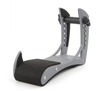 perfeclan Industrial Support Guitar Footrest Leg Rest Pedal Stool with Ergonomic Support and Height Adjustment Padded Top and Anti Slip Areas 3D Printed and, Array, Gray