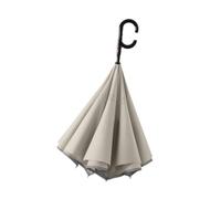 perfeclan Inverted Reverse Upside Down Umbrella Sun Protection with C Shaped Handle Double Layer Rainy Weather Hands Free Windproof