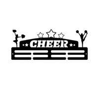 Perfeclan Iron Medal Hanger Awards Display Rack Practical Sturdy Versatile Sports Medal Holder Wall Mounted Shelf for Sports Race, Style A, 40x16.09 cm