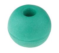 Perfeclan Kayak Anchor Float Ball, Lightweight Marine Buoy for Dock Lines and Net Marking, PVC Water Float, 10cm Diameter Ball with Center Hole, for Dock, Fishing Net, Swimming Warning Lines, Green