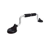 perfeclan Kayak Roof Rack Suction Cup Loader Bar Roof Loading Aid Rolling Support Aviation Aluminum Curved Tube Foam Padding Non Slip Grip Suitable for kayak transport camping trips