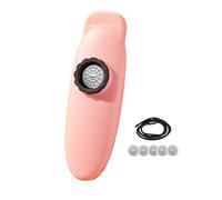 perfeclan Kazoo Adjustable Tone Kids Toy Easy Carry Easy to Play with Hanging Rope Musical Accompaniment for Beginner All Ages Lovers, pink