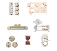 Perfeclan Kid Busy Board Matching Board DIY Accessories Material Learning Activities Activity Board for Preschool Kids