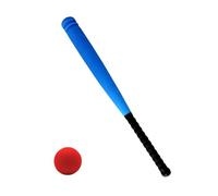 Perfeclan Kids Foam Baseball and Ball Set Playing Sport Game Teaching Aid Kids Baseball Set 21.26inch for Training, Indoor Outdoor, blue