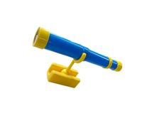 Perfeclan Kids Playhouse Telescope Toy Accessory Jungle Gym Backyard Pretend Play Playset for Boys Girls Educational Gift Ages 3+ Kids, Blue