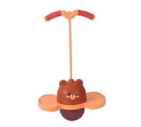 Perfeclan Kids Pogo Ball Enhanced Balance Toy with Girls Enhances Balance and Coordination Pogo Jump Toy, Brown
