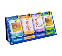 perfeclan Kids Sentence Building Flip Chart 80 Cards, Lightweight, Elementary School Educational Learning Tool, Kids Sentence Game