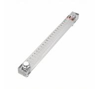 perfeclan Level Gauge Liquid Level Indicator Tank Sight Glass Reservoir Meter Built With Transparent Acrylic And Printed Graduations For Ends And Mounting, size to 3