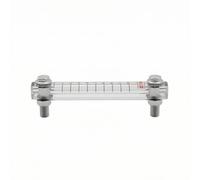 perfeclan Level Gauge Liquid Level Indicator Tank Sight Glass Reservoir Meter Built With Transparent Acrylic And Printed Graduations For Ends And Mounting, size to 1