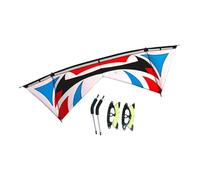 Perfeclan Line Sport Wing Kite,Professional,Creative,Sturdy Flying Kite with Handles Line Set for Outdoor Garden Birthday Gift, Blue