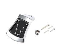 perfeclan Mandolin Tailpiece Instrument Accessories Replacement with Screw Easy to Use Guitar Parts Spare Parts for Birthday Gift